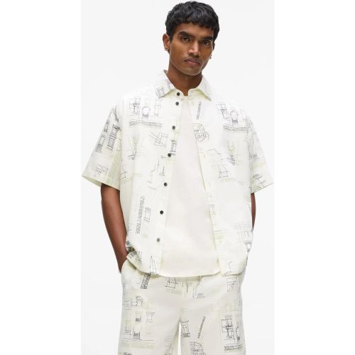 Chemise À Manches Courtes Maison De Karl, , , Taille: Xs - Karl Lagerfeld - Modalova