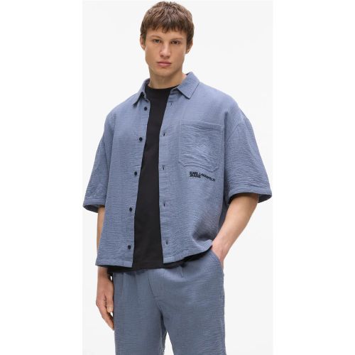 Chemise En Coton Froissé, , , Taille: Xs - KL Jeans - Modalova