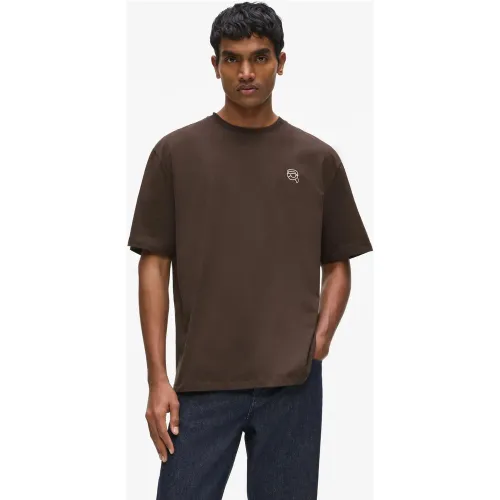 T-shirt Imprimé Graphique Ikon, , , Taille: Xs - Karl Lagerfeld - Modalova