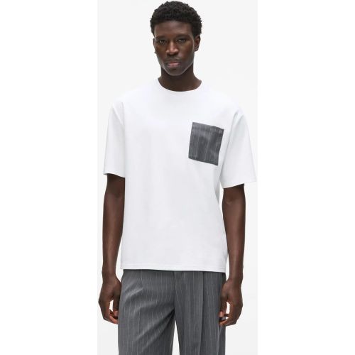 T-shirt À Poche À Rayures Fines, , , Taille: Xs - Karl Lagerfeld - Modalova