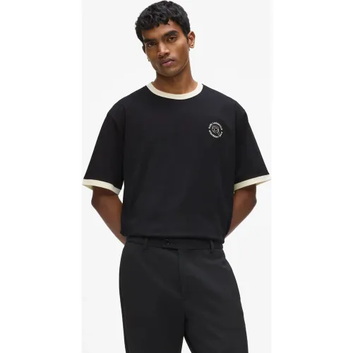 T-shirt Avec Logo Cercle Ikon, , , Taille: Xs - Karl Lagerfeld - Modalova