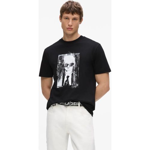 T-shirt Avec Portrait De Karl, , , Taille: Xs - KL Jeans - Modalova
