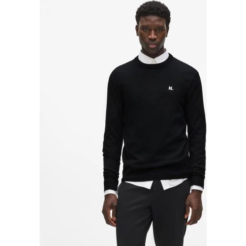 Pull À Col Rond En Laine Mérinos, , , Taille: Xs - Karl Lagerfeld - Modalova