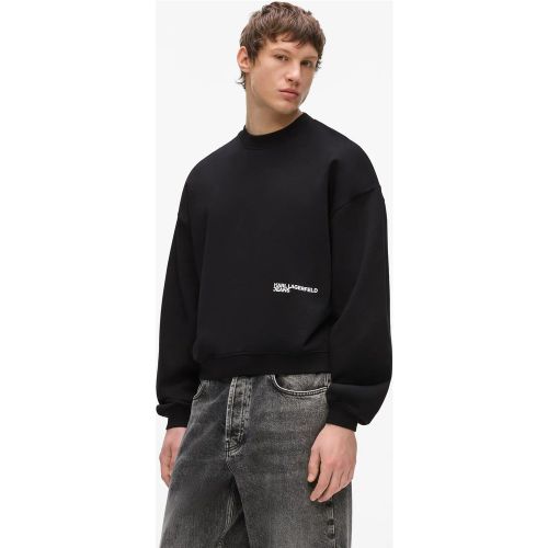 Sweat-shirt Boxy Avec Logo Dégradé, , , Taille: Xs - KL Jeans - Modalova