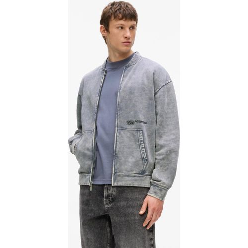 Sweat-shirt Zippé Délavé, , , Taille: Xs - KL Jeans - Modalova