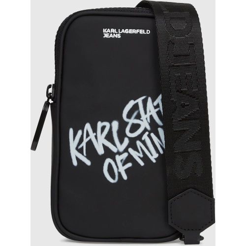 Pochette Karl Avec Citation Imprimée, , , Taille: One Size - KL Jeans - Modalova