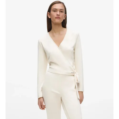Haut Cache-cœur Loungewear, , , Taille: Xs - Karl Lagerfeld - Modalova
