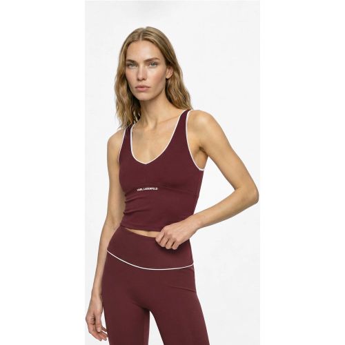 Débardeur Athleisure Avec Passepoil Contrastant, , , Taille: Xs - Karl Lagerfeld - Modalova