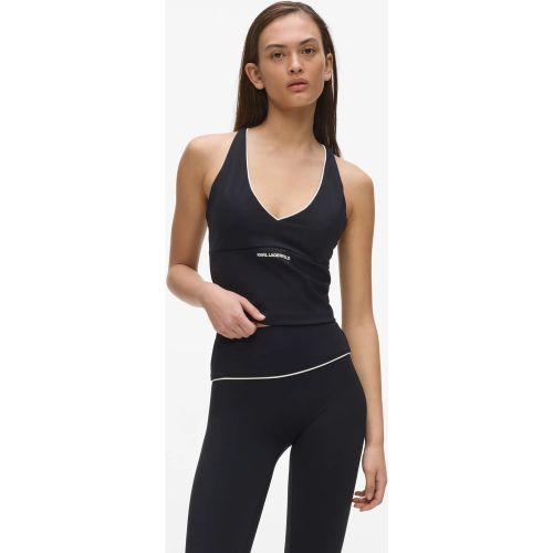 Débardeur Athleisure Avec Passepoil Contrastant, , , Taille: Xs - Karl Lagerfeld - Modalova