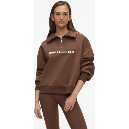 Sweat-shirt Athleisure Avec Fermeture À Demi-zip Et Logo, , , Taille: Xs - Karl Lagerfeld - Modalova