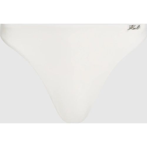 Bas De Bikini Échancré Signature, , , Taille: Xs - Karl Lagerfeld - Modalova