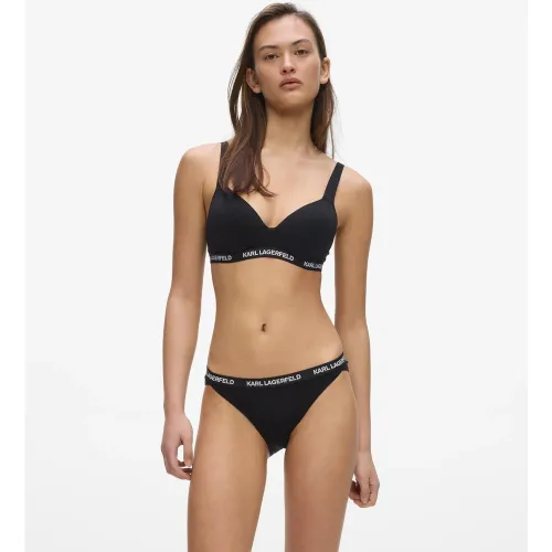 Soutien-gorge Rembourré À Logo, , , Taille: Xs - Karl Lagerfeld - Modalova