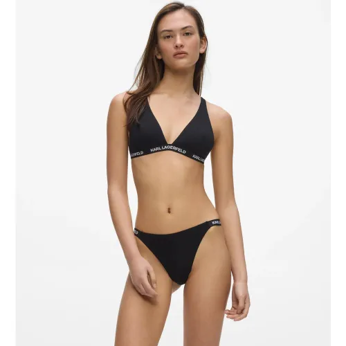 Soutien-gorge Triangle À Logo, , , Taille: Xs - Karl Lagerfeld - Modalova