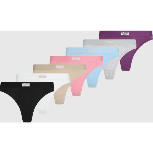 Strings Avec Imprimé Jour De La Semaine – Lot De 7, , , Taille: Xs - Karl Lagerfeld - Modalova