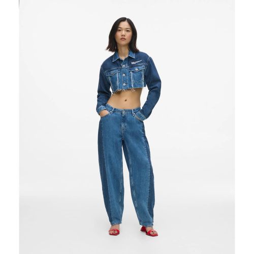 Jeans Évasé Taille Mi-haute En Denim À Blocs, , , Taille: 2430 - KL Jeans - Modalova