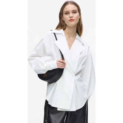 Chemise En Popeline À Double Boutonnage, , , Taille: 38 - Karl Lagerfeld - Modalova