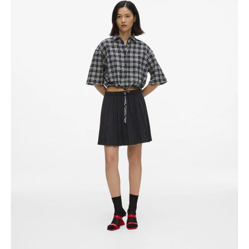 Mini Jupe Plissée À Rayures Fines, , , Taille: Xs - KL Jeans - Modalova
