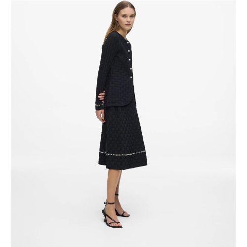 Jupe En Maille Avec Détails En Perles Fantaisie, , , Taille: Xs - Karl Lagerfeld - Modalova