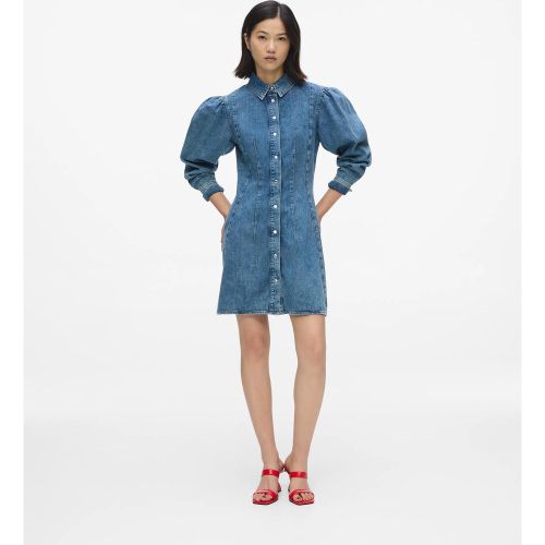 Robe En Denim À Manches Bouffantes, , , Taille: Xs - KL Jeans - Modalova