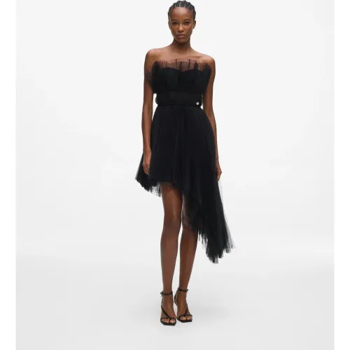 Robe Asymétrique En Tulle, , , Taille: 38 - Karl Lagerfeld - Modalova