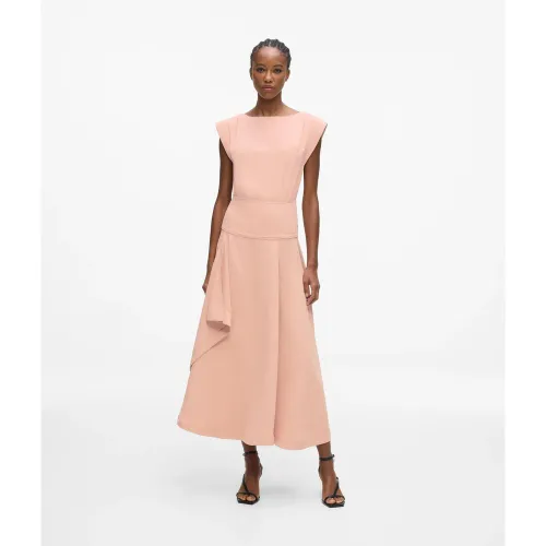 Robe Longueur Maxi À Ourlet Volanté, , , Taille: 38 - Karl Lagerfeld - Modalova