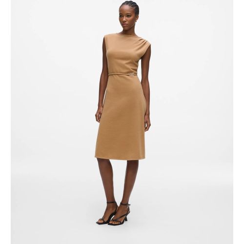Robe En Jersey Sans Manches Ceinturée, , , Taille: Xs - Karl Lagerfeld - Modalova
