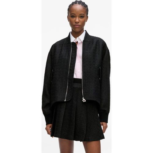 Veste Bomber Ikon En Bouclé, , , Taille: Xs - Karl Lagerfeld - Modalova