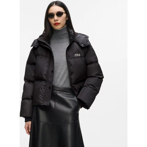 Doudoune Courte À Capuche, , , Taille: Xs - Karl Lagerfeld - Modalova