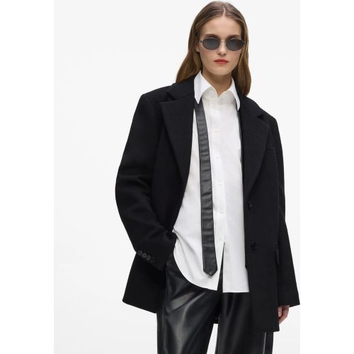 Manteau Court En Laine Mélangée, , , Taille: 38 - Karl Lagerfeld - Modalova
