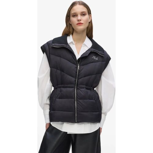 Gilet Matelassé Léger Signature, , , Taille: Xs - Karl Lagerfeld - Modalova