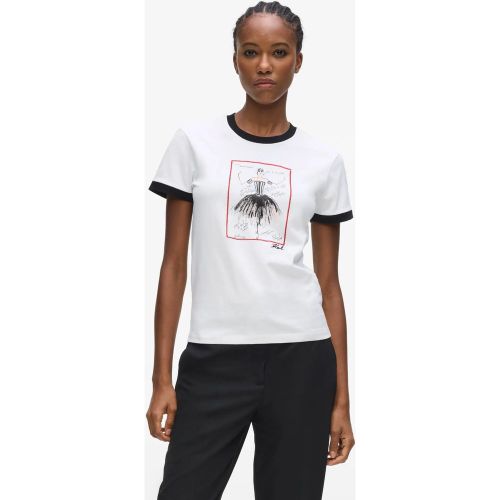 T-shirt Ajusté Le Ballet, , , Taille: Xs - Karl Lagerfeld - Modalova