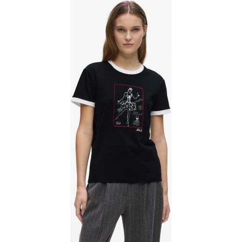 T-shirt Ajusté Le Ballet, , , Taille: Xs - Karl Lagerfeld - Modalova