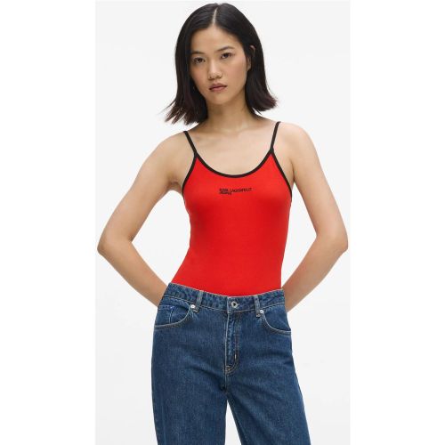Body Côtelé, , Rouge À Haut Risque, Taille: Xs - KL Jeans - Modalova
