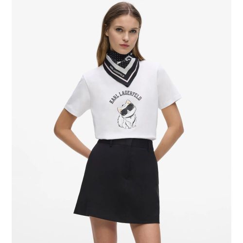 T-shirt À Motif Graphique Ikon Choupette, , , Taille: S - Karl Lagerfeld - Modalova