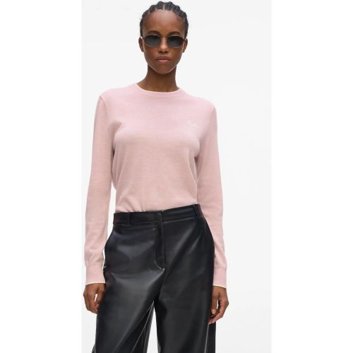 Pull À Col Rond En Laine Mérinos, , , Taille: Xs - Karl Lagerfeld - Modalova