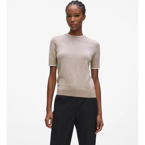 T-shirt En Laine Mérinos, , , Taille: Xs - Karl Lagerfeld - Modalova