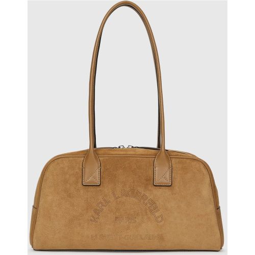 Sac Bowling En Daim K/daily, , , Taille: One Size - Karl Lagerfeld - Modalova