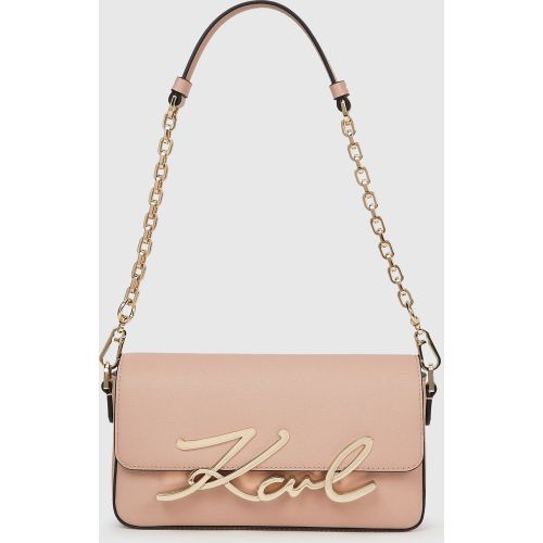 Petit Sac Porté Épaule K/signature Avec Bandoulière Chaîne, , , Taille: One Size - Karl Lagerfeld - Modalova