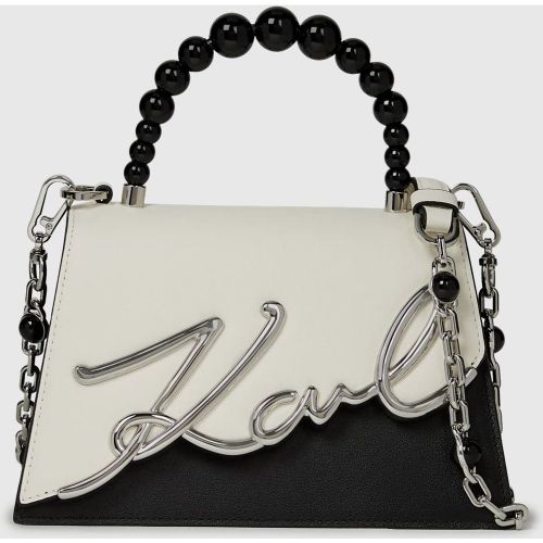 Sac À Anse Supérieure K/signature Orné De Perles Fantaisie, , /, Taille: One Size - Karl Lagerfeld - Modalova