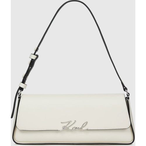 Sac Porté Épaule À La Silhouette Allongée K/signature, , , Taille: One Size - Karl Lagerfeld - Modalova