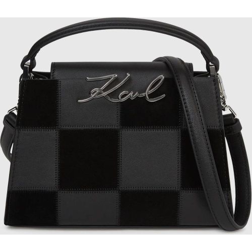 Sac À Anse Supérieure À Carreaux K/signature, , -, Taille: One Size - Karl Lagerfeld - Modalova