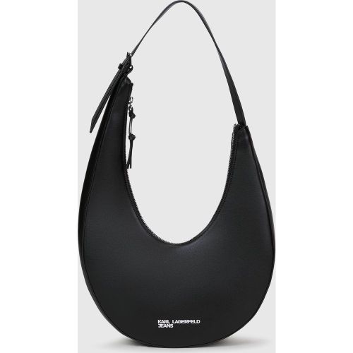 Sac Hobo Rond En Cuir, , , Taille: One Size - KL Jeans - Modalova