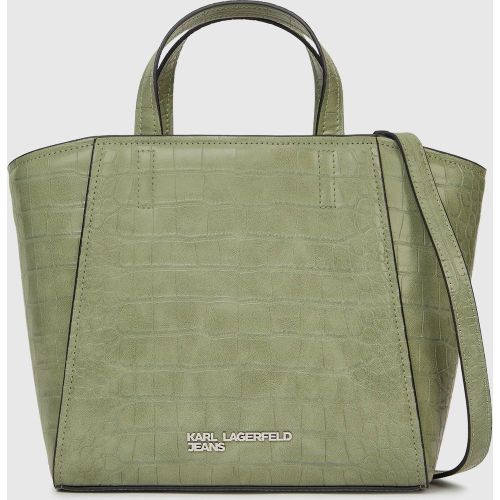 Sac En Toile Mini Croco, , , Taille: One Size - KL Jeans - Modalova