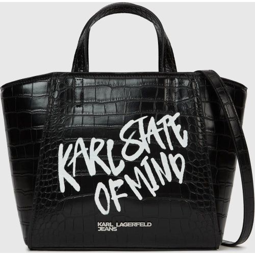 Sac En Toile Mini Avec Citation De Karl, , , Taille: One Size - KL Jeans - Modalova