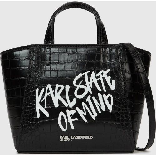 Sac En Toile Mini Avec Citation De Karl, , , Taille: One Size - KL Jeans - Modalova
