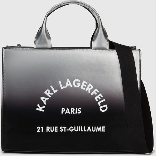 Sac En Toile De Taille Moyenne À Motif Dégradé Rue St-guillaume, , , Taille: One Size - Karl Lagerfeld - Modalova