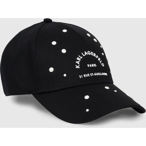 Casquette En Fausses Perles Rue St-guillaume, , , Taille: One Size - Karl Lagerfeld - Modalova
