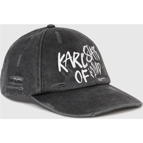 Casquette Délavée Avec Citation Karl, , , Taille: One Size - KL Jeans - Modalova
