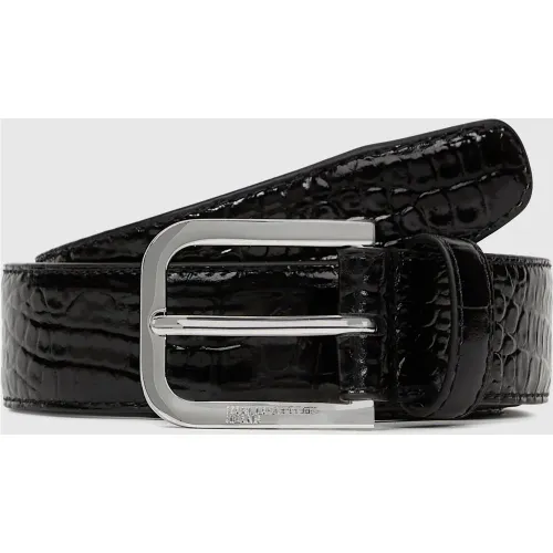 Ceinture En Cuir De Crocodile, , , Taille: 65 - KL Jeans - Modalova