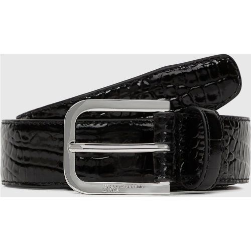 Ceinture En Cuir De Crocodile, , , Taille: 65 - KL Jeans - Modalova
